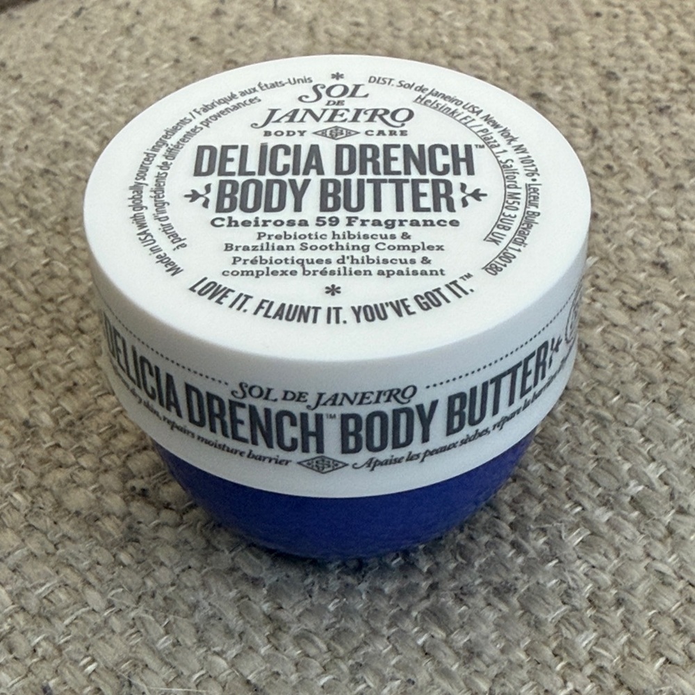 NWT Sol de Janeiro Delicia Drench Body Butter Cheirosa 59 Travel Mini 25ml
